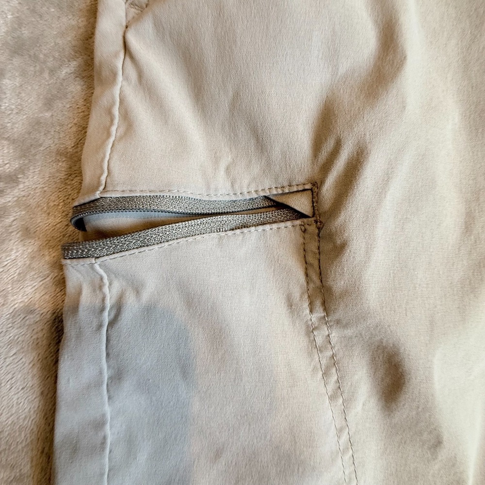 Weatherproof Vintage Men's Cargo Shorts Size 36 Gray Stretch Performance Nylon - Picture 3 of 12